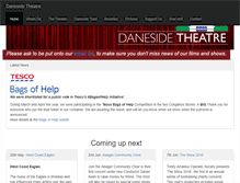 Tablet Screenshot of danesidetheatre.co.uk
